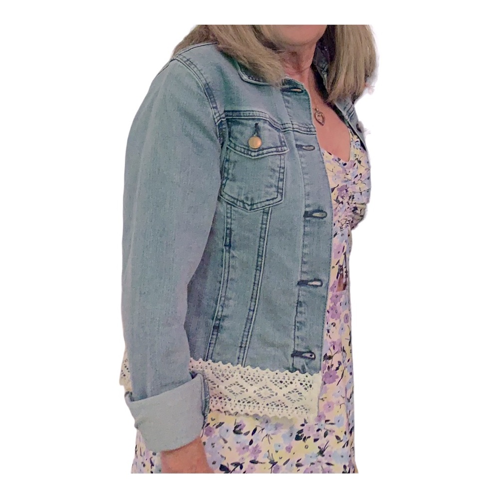 Twiggy London Jean Jacket Sz XS - Picture 2 of 7